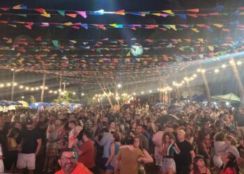 A chuva não tirou o brilho do primeiro dia de comemoração das festas juninas de Fernando de Noronha