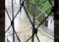 Rua Tito Lívio Soares, no Poço da Panela, virou uma piscina nesta sexta (30)