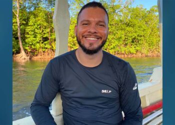 O ambientalista Sidney Marcelino Leite do Instituto Meu Mundo Mais Verde.