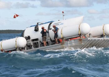 O submarino Titan, da OceanGate.