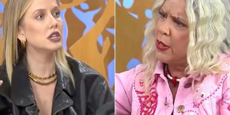 As apresentadoras Gabriela Prioli e Astrid Fontenelle