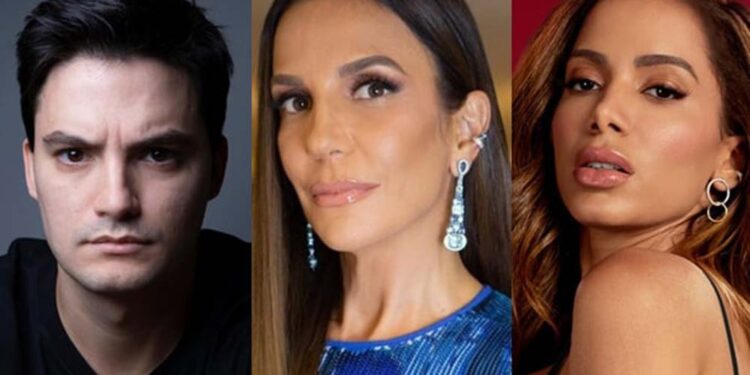 Felipe Neto, Ivete Sangalo e Anitta