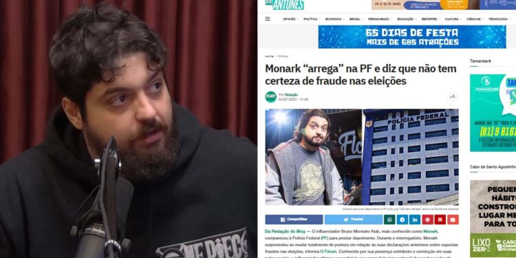 Monark deu sua versão de depoimento na PF