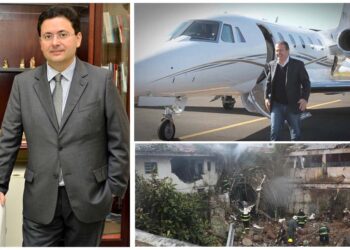 Antônio Campos (à esq.) quer mais investigação sobre morte de Eduardo Campos (à dir.)