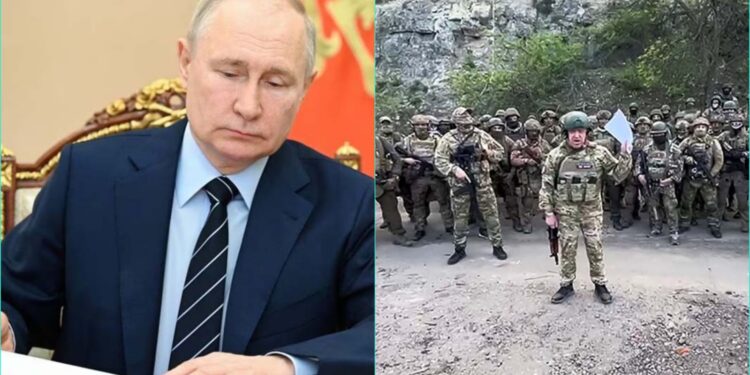 Putin propõe que combatentes do grupo Wagner sirvam sob autoridade oficial de outro comando.