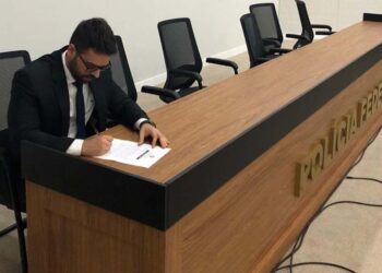 Dr. Jader, novo chefe da delegacia de Salgueiro, no Sertão pernambucano a mais de 500 km do Recife.