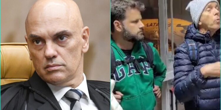 Alexandre de Moraes sofreu agressões durante viagem à Roma.