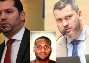 Vereador Felipe Francismar teve como funcionário André Alexandre (detalhe), contratado pelo presidente da C Câmara, Romerinho Jatobá