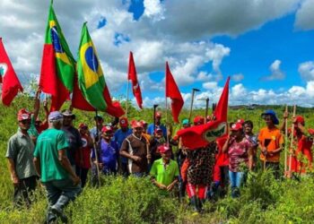 Sem-terra ocupa fazenda pertencente à Embrapa