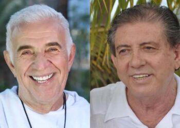 Padre Airton Freire (esq.) está preso por suspeita de estupro. João de Deus (dir.)