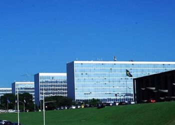 Esplanada dos Ministérios, em Brasília