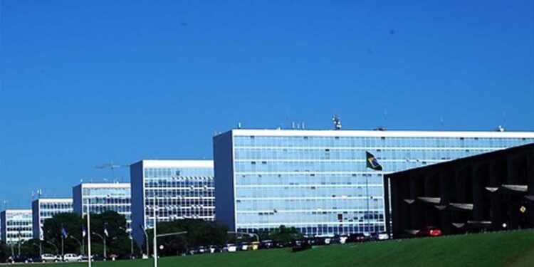 Esplanada dos Ministérios, em Brasília