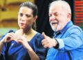 Presidente Lula (PT) ao lado de Raquel Lyra (PSDB)