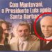 Roberto Mantovani em campanha ao lado de Lula