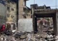 Um prédio desabou, parcialmente, na manhã desta sexta-feira, 7, no bairro do Janga, em Paulista (PE)