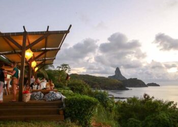 Restaurante Mergulhão, em Fernando de Noronha