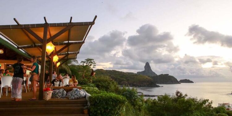 Restaurante Mergulhão, em Fernando de Noronha