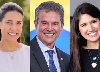 Raquel Lyra, André de Paula e Cacau de Paula