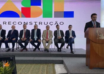 Celso Sabino em cerimônia de posse no Ministério do Turismo.