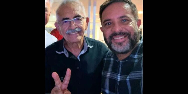 O prefeito Yves Ribeiro (MDB) e o assessor Marcelo Cândido