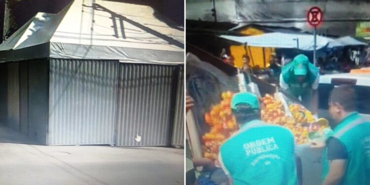 Casa de shows desfia prefeitura e fecha rua e fiscais agridem camelô em feira