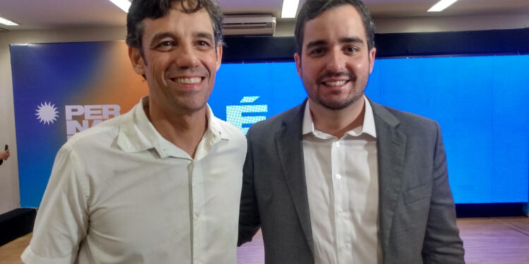 O Secretário de Turismo, Daniel Coelho, e o presidente da Empetur, Eduardo Loyo.