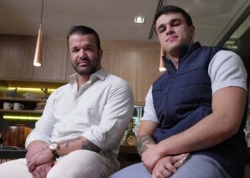 Thiago Brennand e o filho