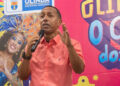 Prefeito Lupércio apresentando o "carnaval dos sonhos", para os artistas locais se transformou em pesadelo.