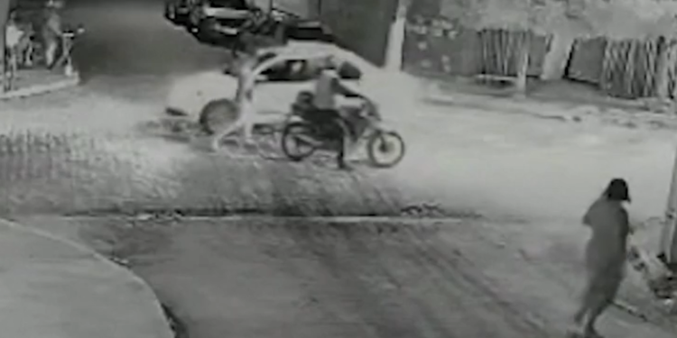 Imagem de câmera de segurança mostra crime em Carpina