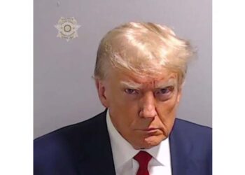 'Mugshot' de Donald Trump na polícia da Geórgia, EUA