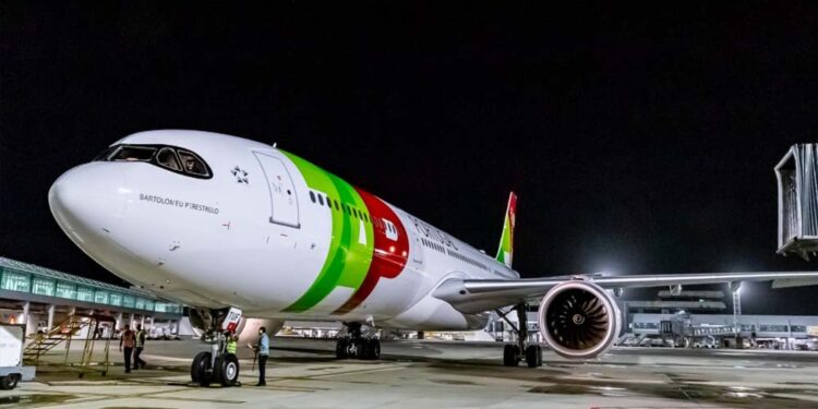 A330-900 da TAP no Aeroporto de Salvador