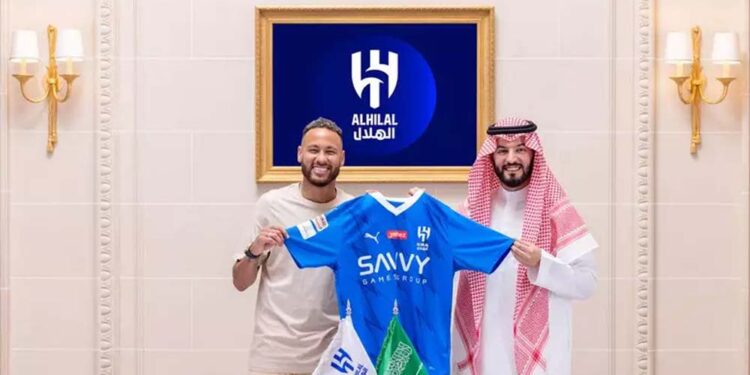 Neymar jogará na liga da Arábia Saudita