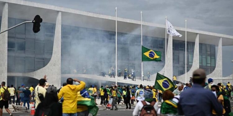 Vândalos invadiram e depredaram a sede do STF no 8 de Janeiro