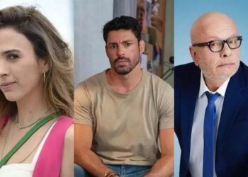 Tatá Werneck, Cauã Reymond e Marcelo Tas