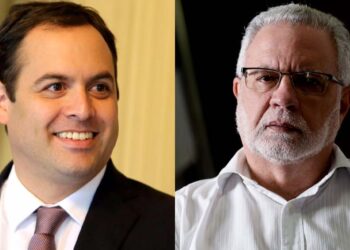 Presidente do Banco do Nordeste, Paulo Câmara, e ex-secretário estadual de Agricultura, Dilson Peixoto (PT)