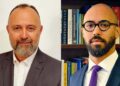 Os advogados Melillo Dinis e Oberdan Costa (da esq. para dir.)