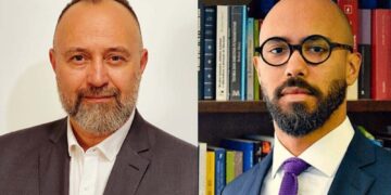 Os advogados Melillo Dinis e Oberdan Costa (da esq. para dir.)