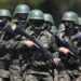 DF - Brasilia - 8/25/2021 - BRASILIA, SOLDIER'S DAY - Military personnel from the Brazilian Army will parade this Wednesday, August 25, during the ceremony for the soldier's day. Photo: Mateus Bonomi/AGIF (Photo by Mateus Bonomi / AGIF / AGIF via AFP)