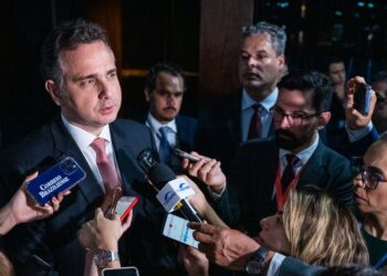 O presidente do Senado, Rodrigo Pacheco (PSD-MG)