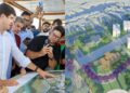 Localizado às margens da Via Mangue, o parque será o maior do Recife
