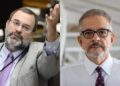 O relator Sebastião Reis e o marqueteiro Antônio Lavareda
