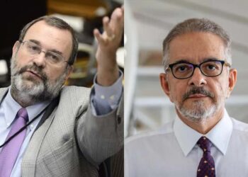 O relator Sebastião Reis e o marqueteiro Antônio Lavareda