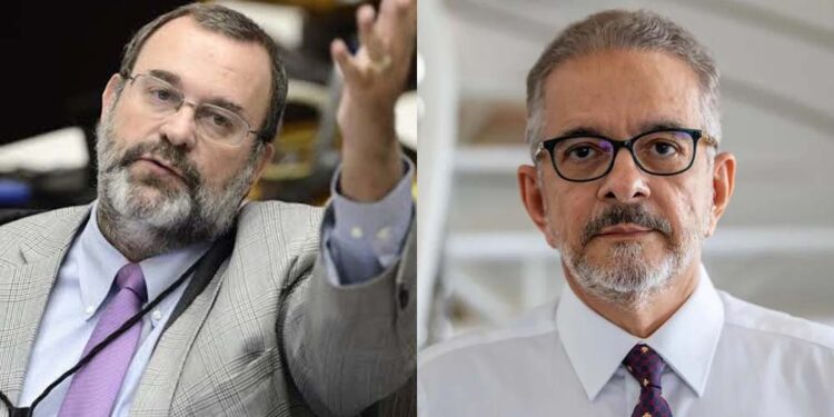 O relator Sebastião Reis e o marqueteiro Antônio Lavareda