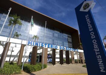 Fachada do Ministério do Esporte, em Brasília