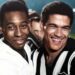 Pelé ao lado de Mané Garrincha