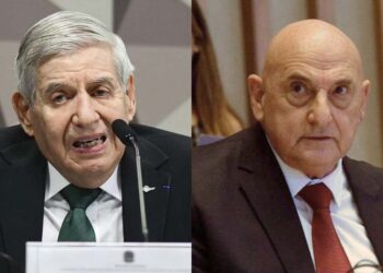 Ex-chefe do SGI, General Heleno e ex-ministro Gonçalves Dias