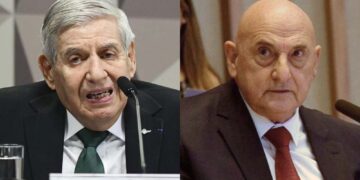 Ex-chefe do SGI, General Heleno e ex-ministro Gonçalves Dias