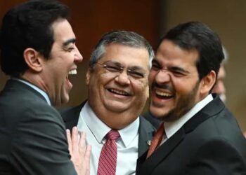 Bruno Dantas, Flávio Dino, e Jorge Messias, cotados para vaga no STF