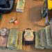 Barras de ouro encontradas durante operação da Polícia Federal
