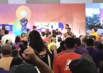 Militantes do Psol brigam durante eleição da nova presidente